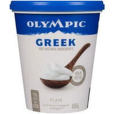 Olympic - Greek Plain Yogurt 2%, 650 Gram