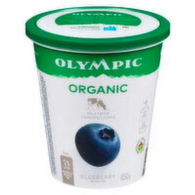 Olympic - Organic Yogurt 2.8% M.F. - Blueberry, 650 Gram