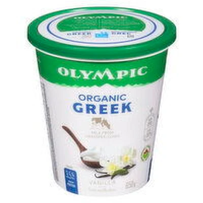 Olympic - Organic Greek 3.5% Vanilla, 650 Gram