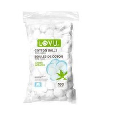 luvu - Cotton Balls-100, 100 Each