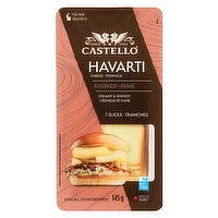 Castello - Havarti Cheese Slices - Smoked, 145 Gram