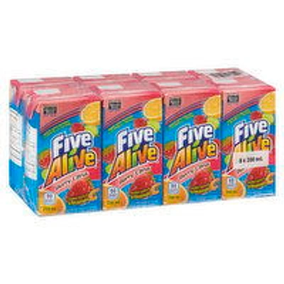 Five Alive - Berry Citrus Juice Boxes, 8 Each