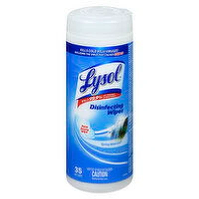 Lysol - Disinfecting Wipes, Spring Waterfall, 35 Each