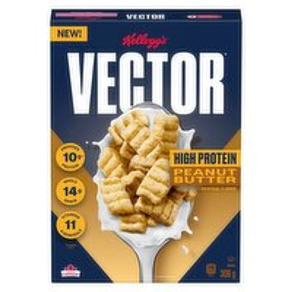 Kelloggs - Vector Peanut Butter, 306 Gram