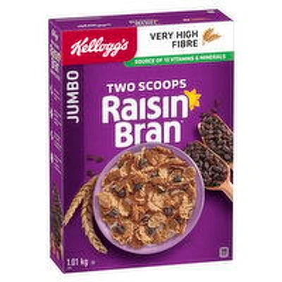 Kelloggs - Raisin Bran Jumbo, 1.01 Kilogram