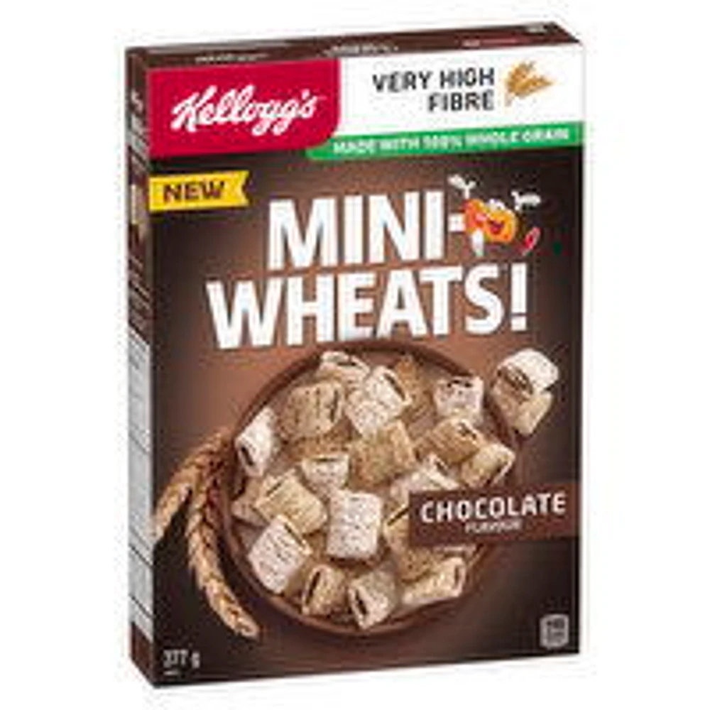 Kellogg's - Mini Wheats Chocolate Cereal, 377 Gram