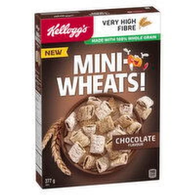 Kellogg's - Mini Wheats Chocolate Cereal, 377 Gram
