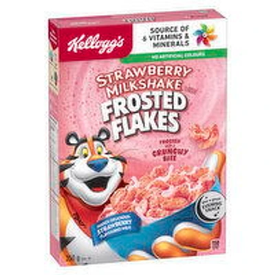 Kelloggs - Frosted Flakes Strawberry Milkshake, 350 Gram