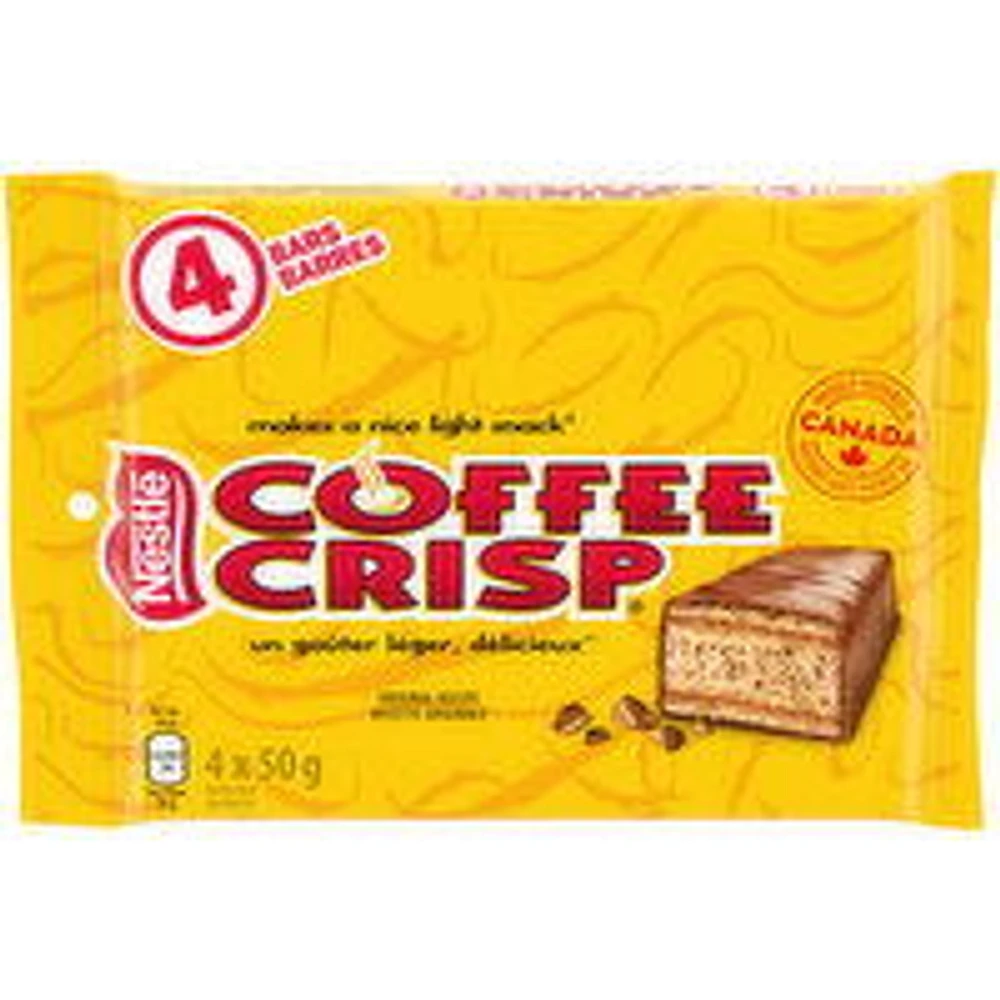 Nestle - Coffee Crisp Chocolate Bars, 4 Each