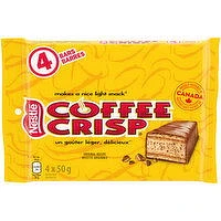 Nestle - Coffee Crisp Chocolate Bars, 4 Each