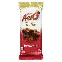 Nestle - Aero Truffle Brownie Chocolate Bar, 105 Gram