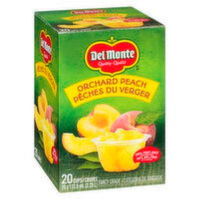 Del Monte - Orchard Peach Cups, 20 Each