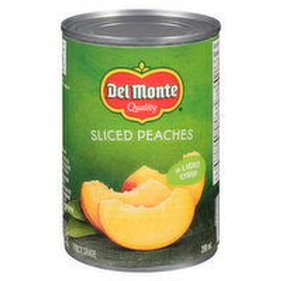 Del Monte - Peach Slices in Light Syrup, 398 Millilitre