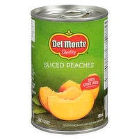 Del Monte - Peach Slices - 25% Less Sugar, 398 Millilitre