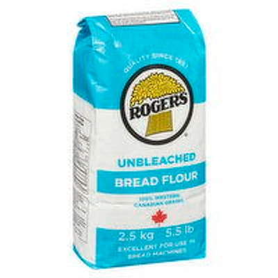 Rogers - Unbleached Bread Flour, 2.5 Kilogram