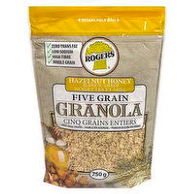 Rogers - Five Grain Granola Hazelnut Honey, 750 Gram