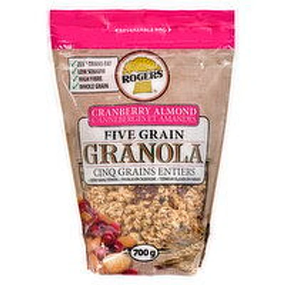 Rogers - Five Grain Granola Cranberry Almond, 700 Gram