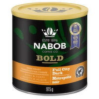 Nabob - Dark Roast Ground Coffee - Full City Dark, 915 Gram