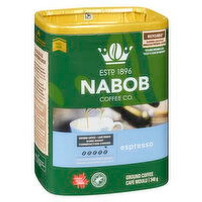 Nabob - Espresso Ground Coffee, Dark Roast, 340 Gram