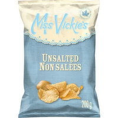 Miss Vickies - Unsalted, Potato Chips, 200 Gram