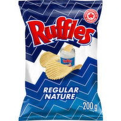 Ruffles - Regular Chips, 200 Gram