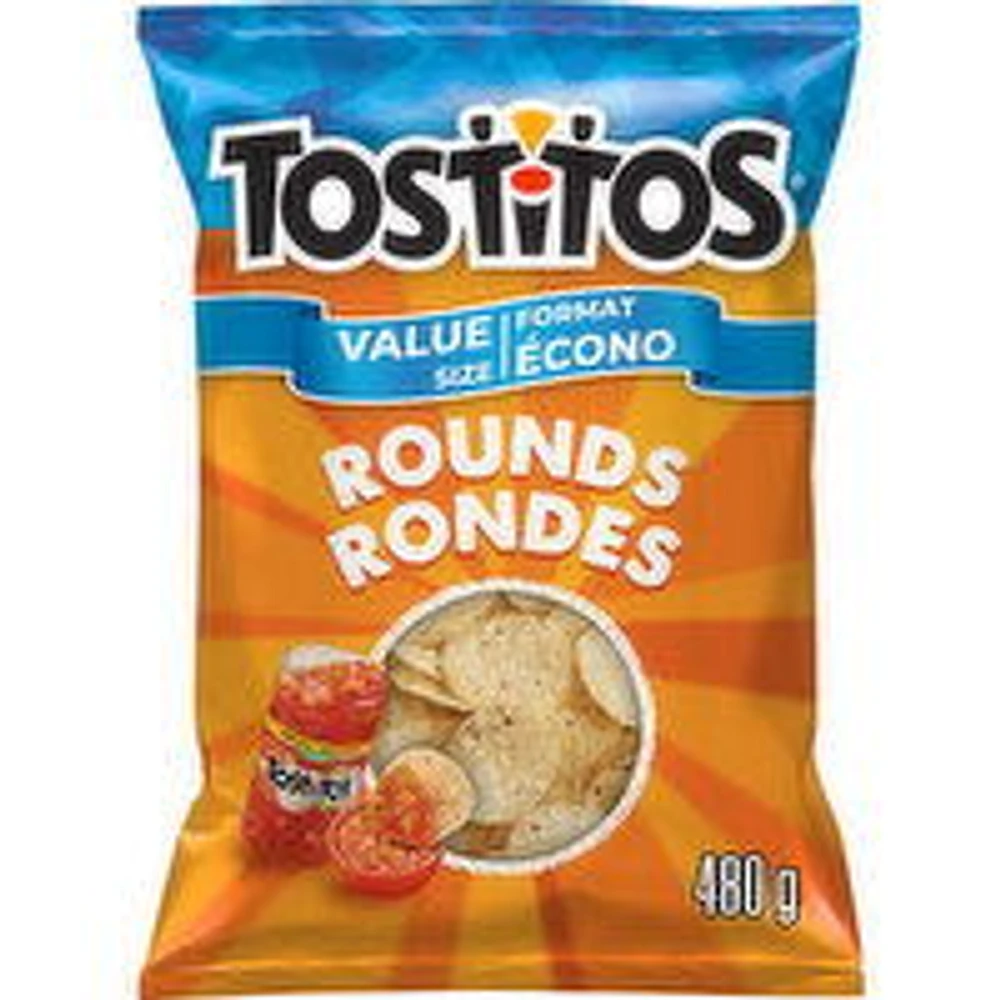 Tostitos - Tortilla Chips, Rounds Value Size, 480 Gram