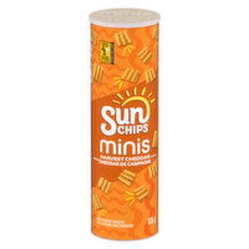 SunChips - Minis Harvest Cheddar Flavour Multigrain Snacks, 106 Gram