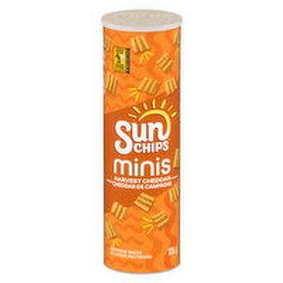 SunChips - Minis Harvest Cheddar Flavour Multigrain Snacks, 106 Gram
