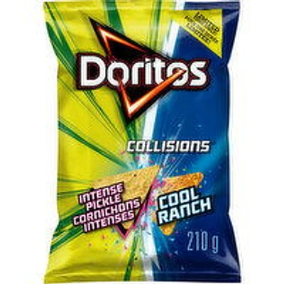 Doritos - Collisions Chips, Intense Pickle & Cool Ranch, 210 Gram
