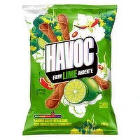 Havoc - Fiery lime tortilla chips, 280 Gram