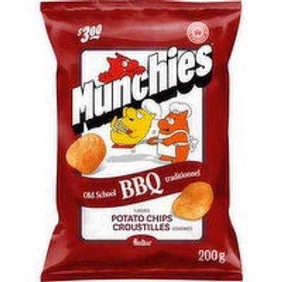 Munchies - Potato Chips, Barbeque, 200 Gram