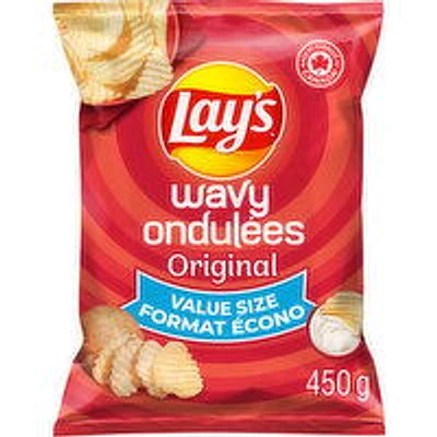 Lay's - Wavy Original Chips, 450 Gram