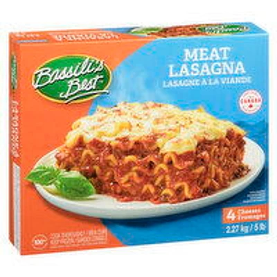 Bassili's Best - Meat Lasagna with 4 Cheeses, 2.27 Kilogram