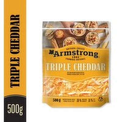Armstrong - Triple Cheddar Shredded Cheese, 500 Gram