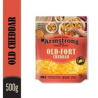 Armstrong - Old Cheddar Shredded Cheese, 500 Gram