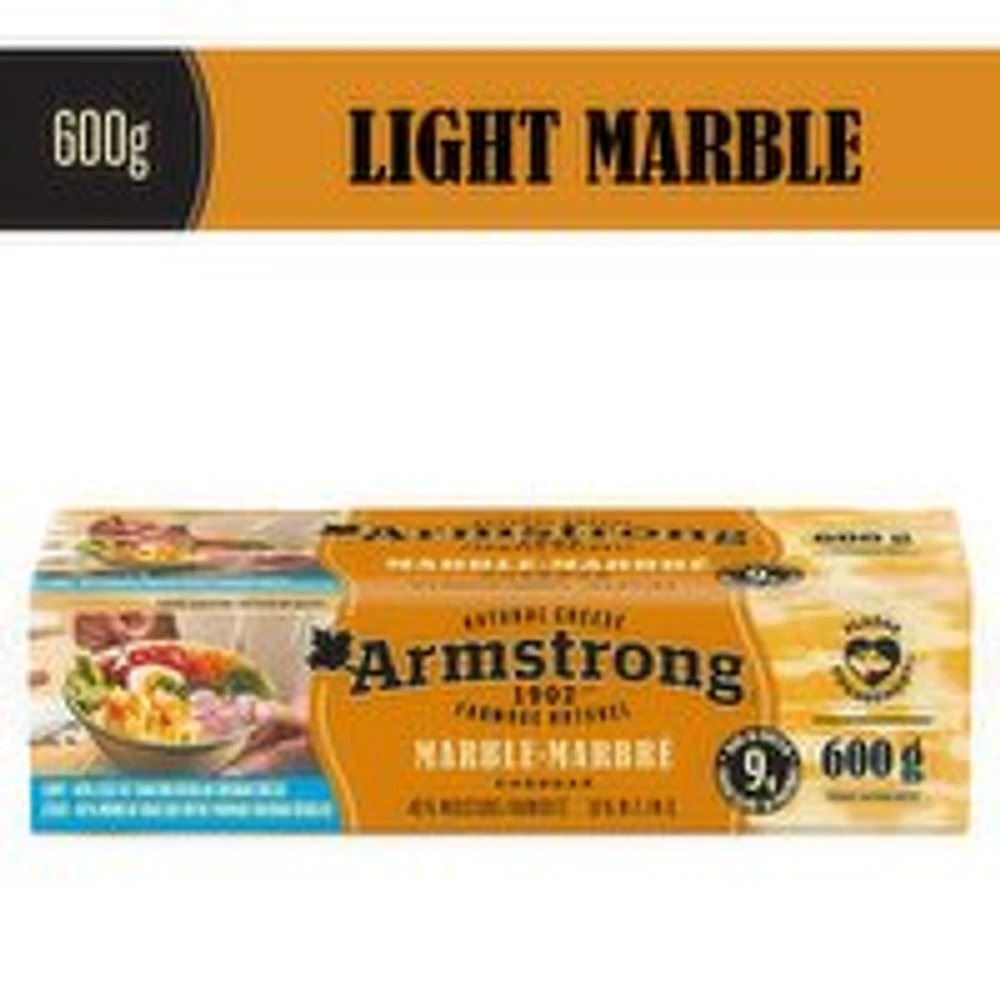 Armstrong - Light Marble Cheddar Cheese, 600 Gram