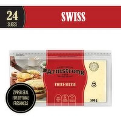 Armstrong - Swiss Cheese Slices, 24 Each