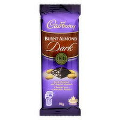 Cadbury - Dark Chocolate, Burnt Almond, 90 Gram
