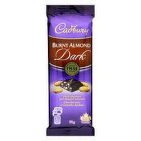 Cadbury - Dark Chocolate, Burnt Almond, 90 Gram