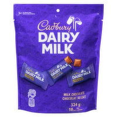 Cadbury - Dairy Milk Chocolate Mini Bars, 324 Gram