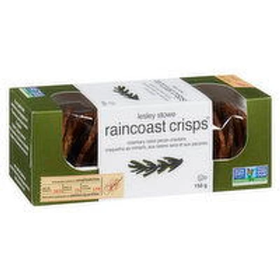 Lesley Stowe - Raincoast Crisps Crackers Rosemary Raisin Pecan, 150 Gram