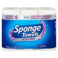 Sponge - Sponge Towels Ultra Pro Case 3 Is 6, 3 Each