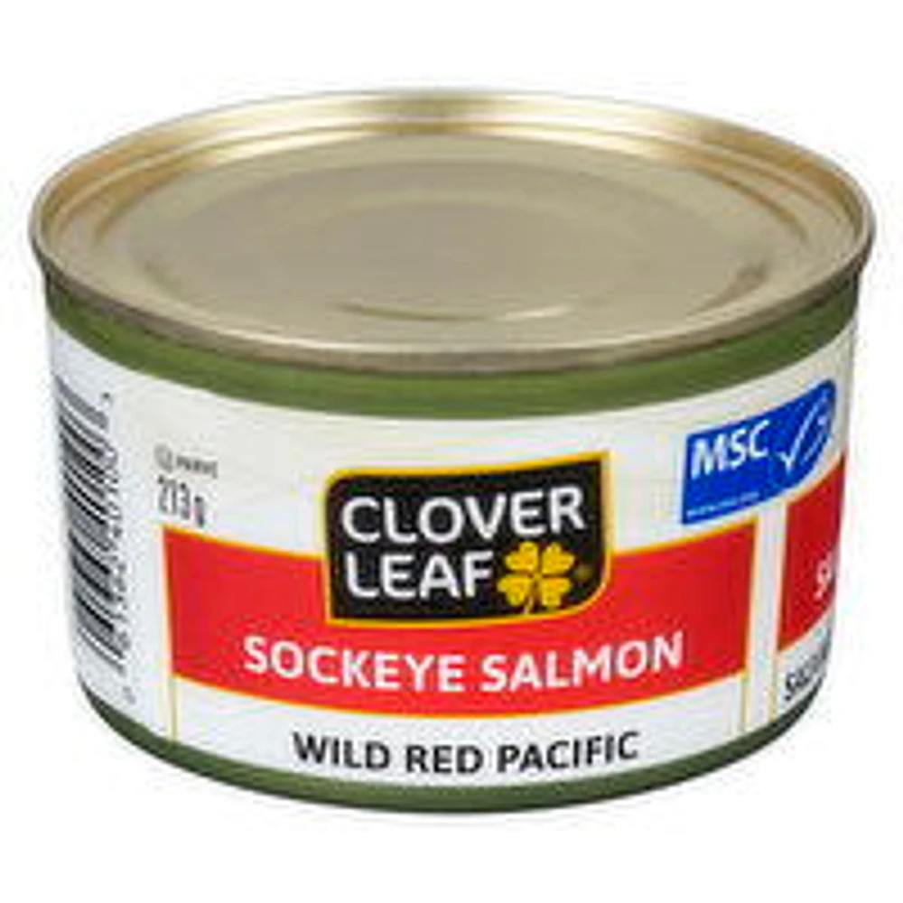 Clover Leaf - Sockeye Salmon Wild Red Pacific, 213 Gram
