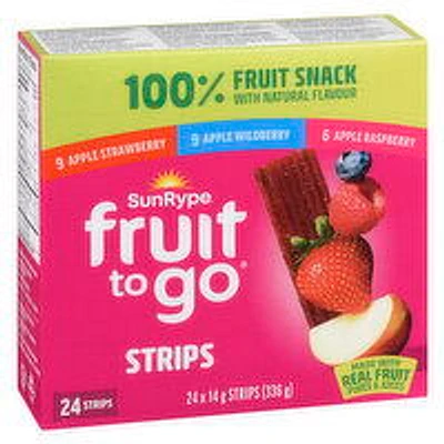 SunRype - Fruit To Go, Variety Pack, 24 Each
