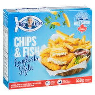 High Liner - English Style Chips & Fish, 550 Gram