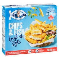 High Liner - English Style Chips & Fish, 550 Gram