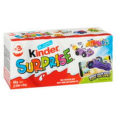 Kinder - Surprise Eggs Milk Chocolate, 3 Each