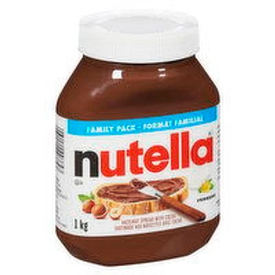 Nutella - Choclate Hazelnut Spread for Breakfast, 1kg Jar, 1 Kilogram
