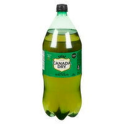 Canada Dry - Ginger Ale Zero Sugar, 2L Bottle, 1 Each