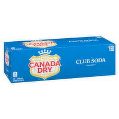 Canada Dry - Club Soda, 12 Each